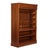 Oversized Antique Oak Roll Front Bookcase Circa 1920 For Sale - Image 12 of 15