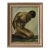 Vintage Art Deco Style Kneeling Male Nude Oil on Board Painting, Circa Mid 20th Century For Sale