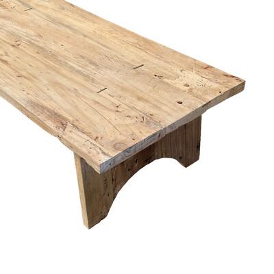 Farmhouse Vintage Indian Coffee Table For Sale - Image 3 of 4