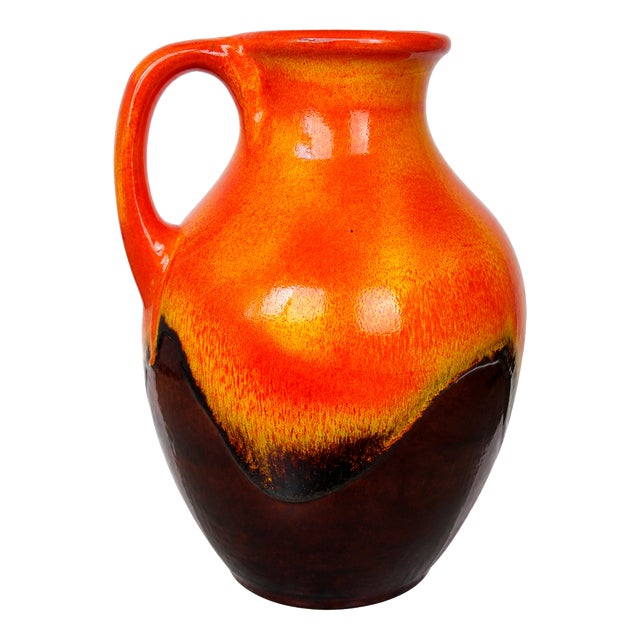 Fat Lava Ceramic Vase, Germany, 1970s For Sale