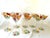 Fabulous martini glasses with colorful flowers pattern set off 8. This are unique cheerful colorful fun in perfect...