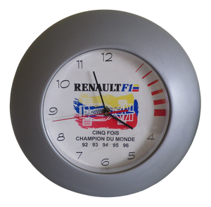 Vintage F1 Five-Time World Champion Clock from Renault, 1990s