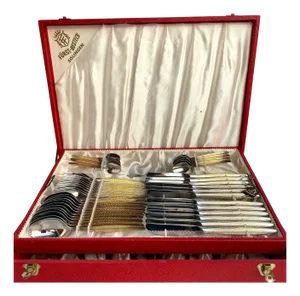 Vintage Flatware Cutlery Set from Fürst Besteck Solingen, 1960s, Set of 68