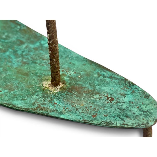 William Black, Abstract Sculpture, Late 1960s, Patinated Copper Alloy For Sale - Image 11 of 16