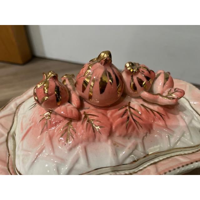 Vintage Betson Style Ceramic Trinket Box With Lid For Sale - Image 4 of 10