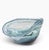 Exceptional art glass center bowl, done in the Brutalist, Organic Modern style, signed and dated by the noted glassblower...