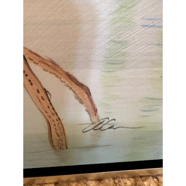 Paintings of Shore Birds on Canvas in Muted Tones- a Pair For Sale - Image 12 of 12