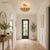 Bring timeless elegance into your home with this handcrafted scalloped brass flush mount ceiling light — a perfect blend...
