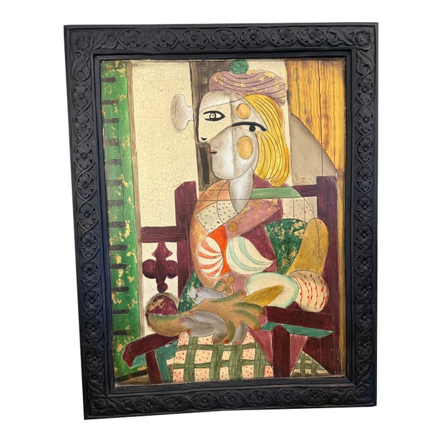 Modernist Italian Vintage Cast Wall Panel Art Piece For Sale