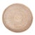 Boho Chic Artifacts Rattan Round Serving / Ottoman Tray in White Wash - 19" For Sale - Image 3 of 6