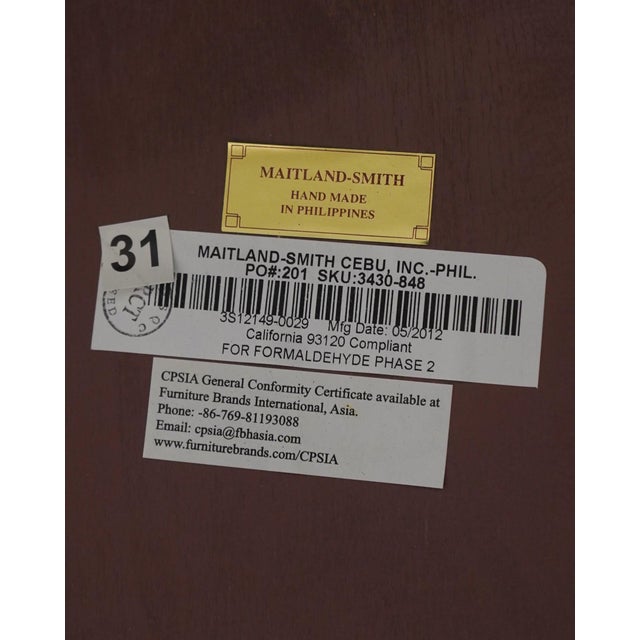 Maitland Smith Regency Style Marble Top Console Table For Sale - Image 17 of 17