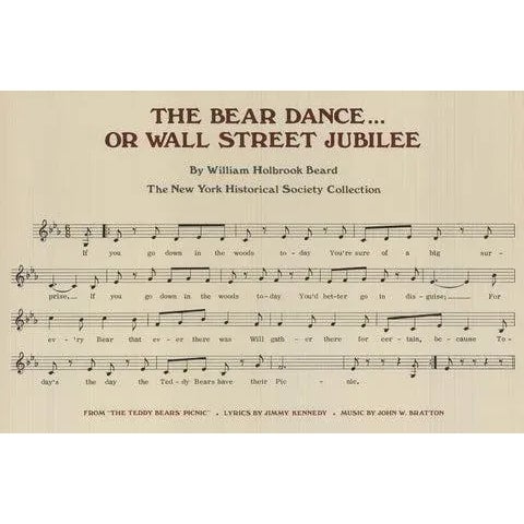 PAUL DAVIS The Bear Dance...Or Wall Street Jubilee II, 1983 For Sale - Image 4 of 4