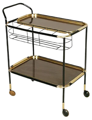 Formica & Metal Bar Cart from MB Italia, 1960s