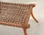 Wood Pair of Robsjohn-Gibbings Style Walnut Klismos Rope Benches For Sale - Image 7 of 18