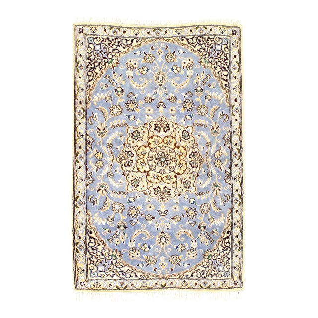 Pasargad DC Fine Hand Knotted Silk & Wool Rug For Sale