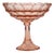 Art Deco Pink Rosaline Pressed Glass Fruit Bowl, 1930s For Sale