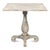 A turned pedestal and a cool oak finish give this small table the relaxed character of European cafe furniture. The grey...