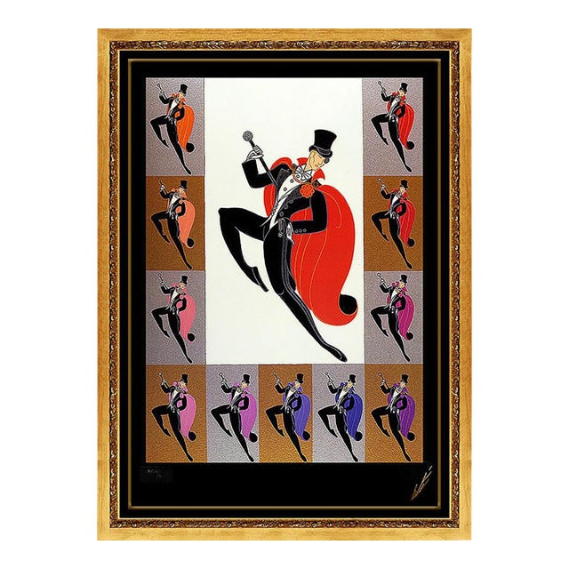 1990s White Tie, Erté For Sale