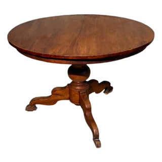 Folding Walnut Sail Table For Sale