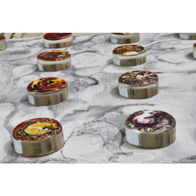 Early 21st Century Sumit Mehndiratta, Fluid Constructs, 2019, Mixed Media on Panel For Sale - Image 5 of 10