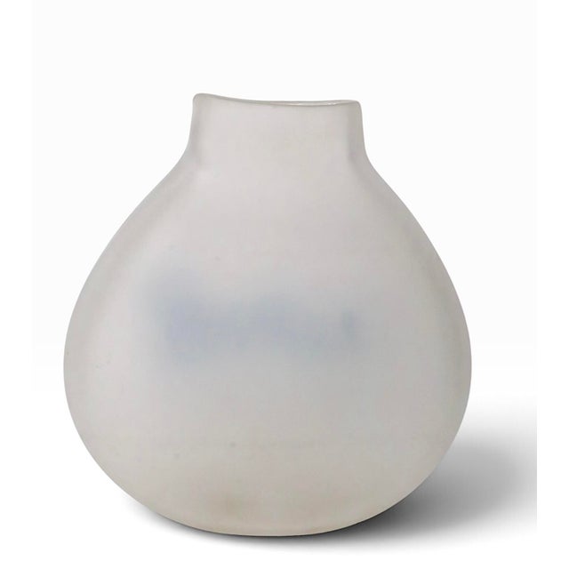 1990s Cameo Art Glass Vase Att. To Fellerman and Raabe C. 1990's For Sale - Image 5 of 13