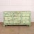 Really funky English nine drawer painted pine dresser base. 1880. This piece is designed in the style of the selected...