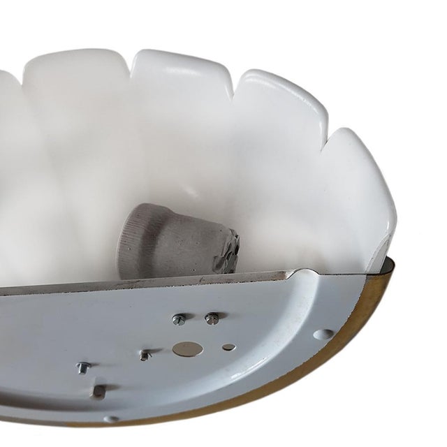 Model 3316 Shell-Shaped Sconce from Glashütte Limburg, 1970s For Sale - Image 6 of 8