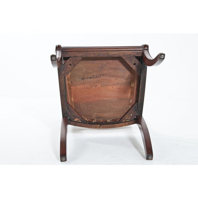 Brown Vintage Regency Chair For Sale - Image 8 of 8