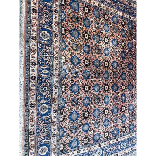 Large Vintage Fine Varamin Rug, 1970s For Sale - Image 4 of 18