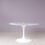 This elegant marble dining table was designed by the renowned finnish-american designer eero saarinen and produced by...