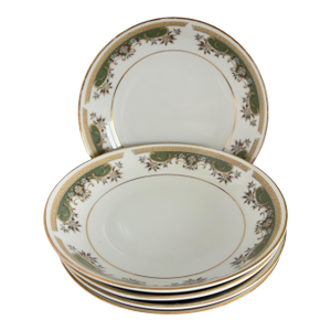 Vintage Everbrite Alberta Soup Bowls- Set of 6 Made in Japan