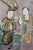 19th Century Chinese Fine Silk Embroidered Panel With Figures on Purple Ground For Sale - Image 13 of 16