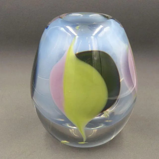 Mid-Century Modern Mouth Blown Vase by Jindra Beránek, 1970s For Sale - Image 3 of 10