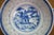 Blue Vintage Chinese Rice Eye Grain Translucent Blue Porcelain Dinnerware - 10 Pc For Sale - Image 8 of 11