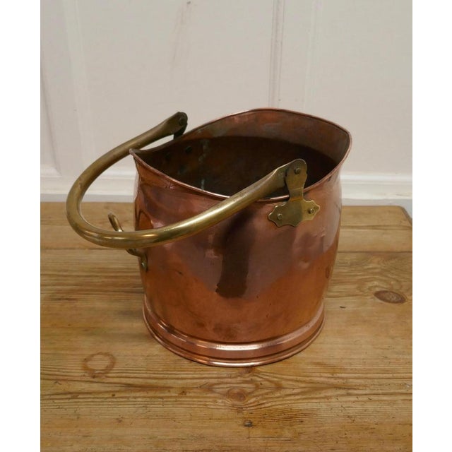Copper Helmet Coal Scuttle, 1920s For Sale - Image 3 of 6