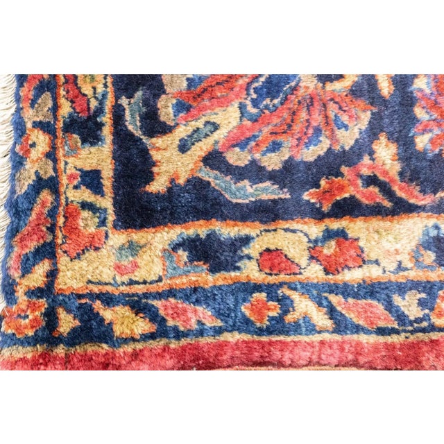 Antique Sarouk Rug 9'2'' x 11'3'' For Sale - Image 11 of 12