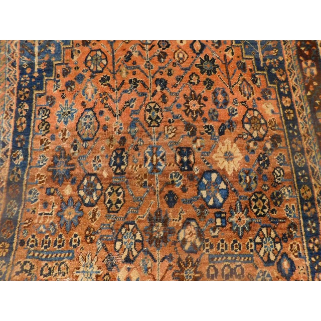 Antique Hand Knotted Persian Rug. 3'7"x 5'7" For Sale - Image 4 of 10