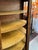 Antique American Tiger Oak Bowfront Curio Cabinet With Bent Glass, C. 1900 For Sale - Image 11 of 13