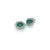Natural Emerald Diamond Stud Earrings 14k White Gold 2.77 TCW Certified $6,950 211898 Nothing says, “I Love you” more than...
