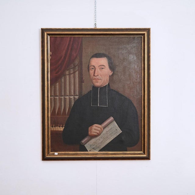 Untitled, 1800s, Paint, Framed For Sale - Image 6 of 6