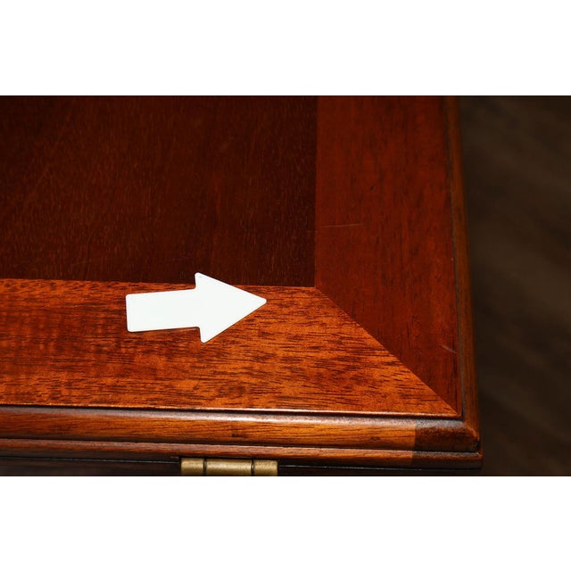 Stickley Traditional Mahogany Flip-Top Server Cabinet For Sale - Image 9 of 18