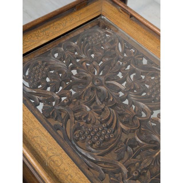 Historic Bar on Wheels with Carved Openwork Ballet For Sale - Image 11 of 15
