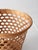 Vintage Open Weave Wicker Waste Basket For Sale - Image 9 of 12