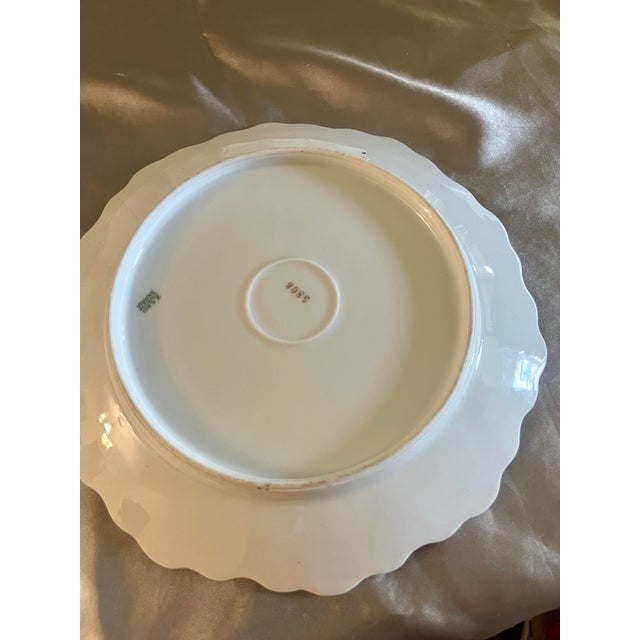 Ceramic Antique Hand Painted Austrian Porcelain Plate #5806 Memorial Day Sale $30 For Sale - Image 7 of 11