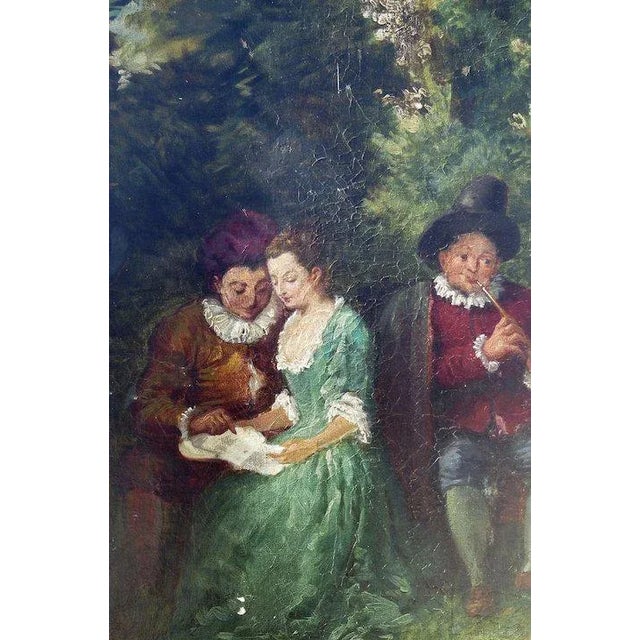 1920s French Oil on Board Paintings - a Pair For Sale In Denver - Image 6 of 8