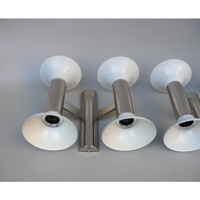 Space Age White Wall Lights from Cosack, 1970s, Set of 2 For Sale - Image 11 of 18