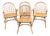 Late 20th Century Solid Oak Nichols and Stone Bowback Windsor Chairs - Set of 4 For Sale