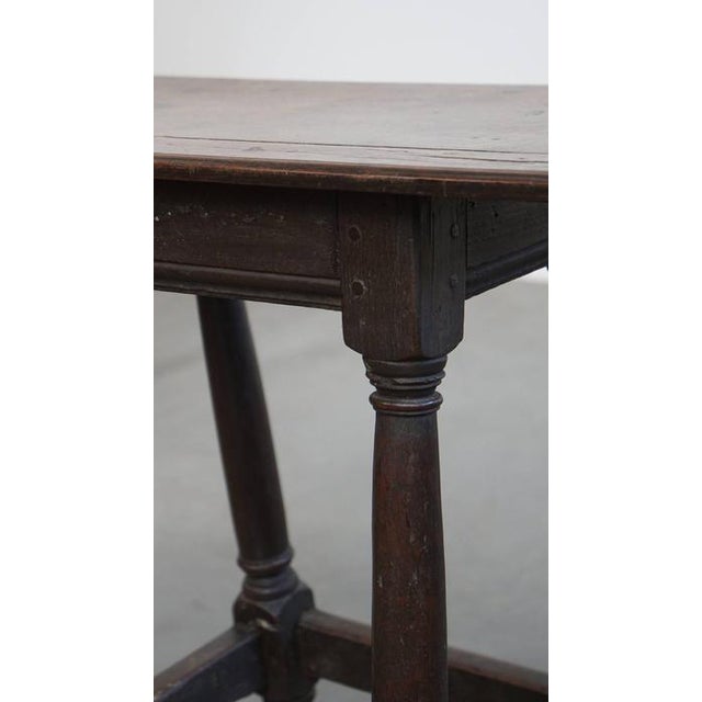 Large Antique English Side Table For Sale - Image 11 of 14
