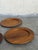 Teak Plates Set of 4 Danish Mid-Century Modern Vintage For Sale - Image 4 of 13