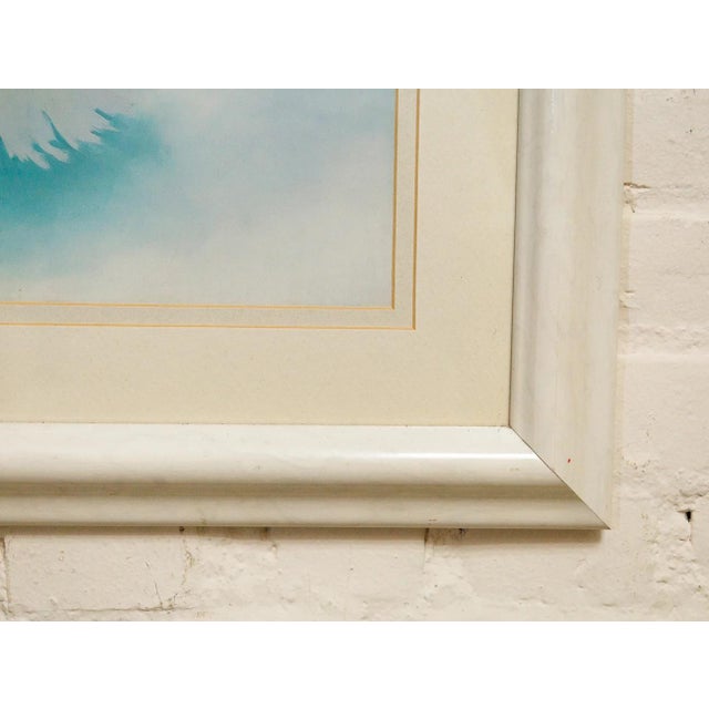 Modern Mid 20th Century "An Orchid" Poster Print After Georgia O'Keeffe, Framed For Sale - Image 3 of 7